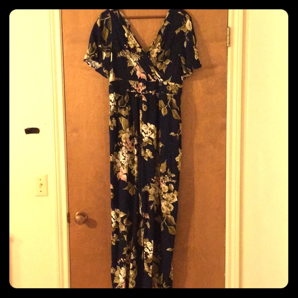 Xhilaration Floral Jumpsuit